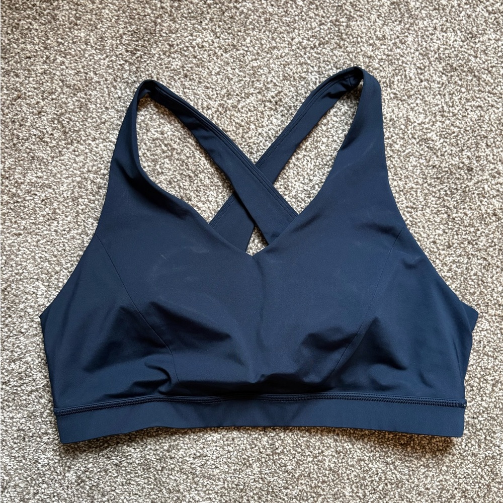 Lululemon Cross-Back Sports Bra - Navy